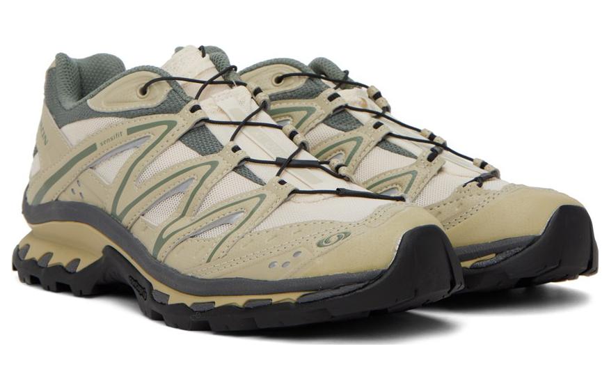 Salomon XT-Quest Low-Top Sneakers – Beige / Sage Green / Black