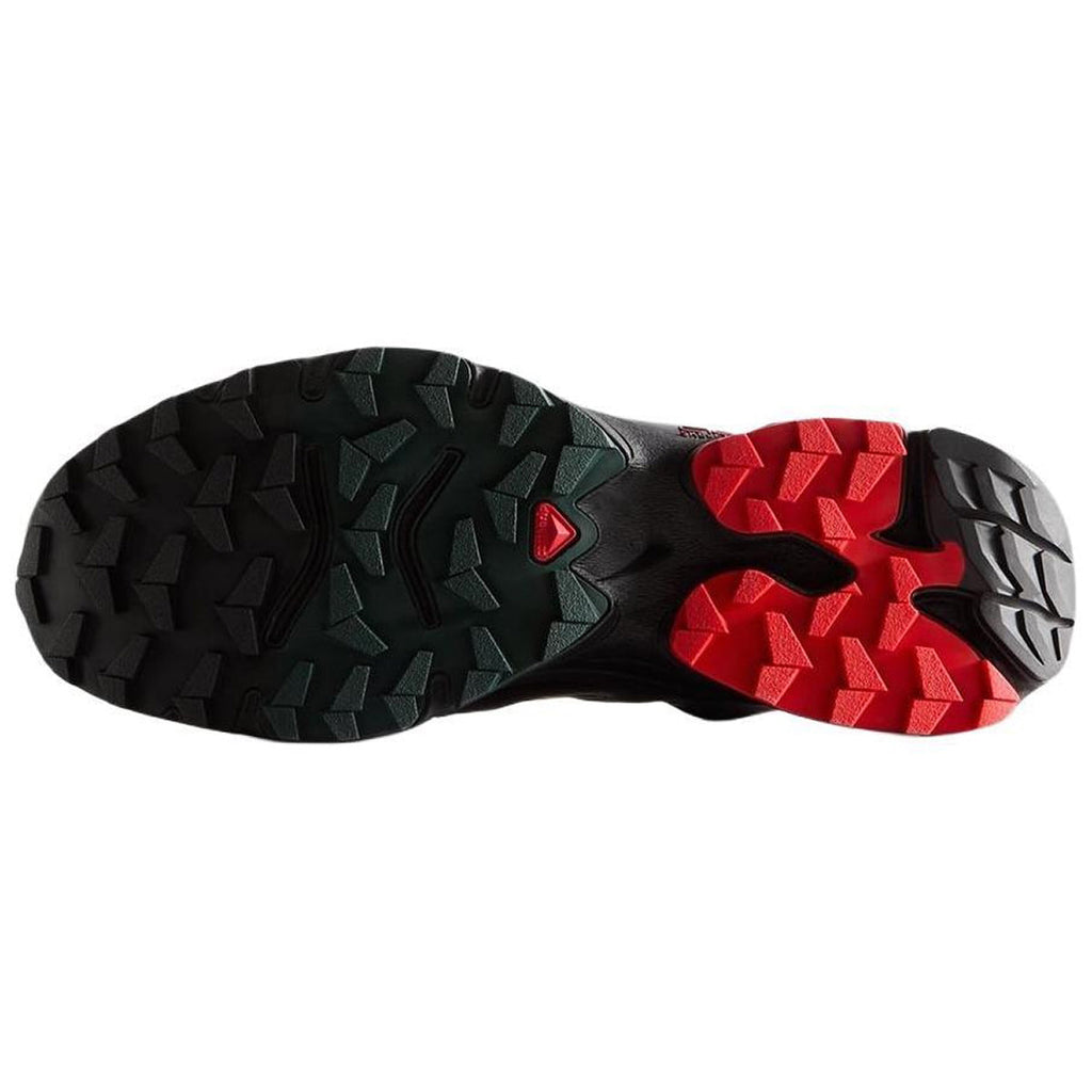 KITH × Salomon XT-VOYAGER Sneakers – Black / Dark Green / Red