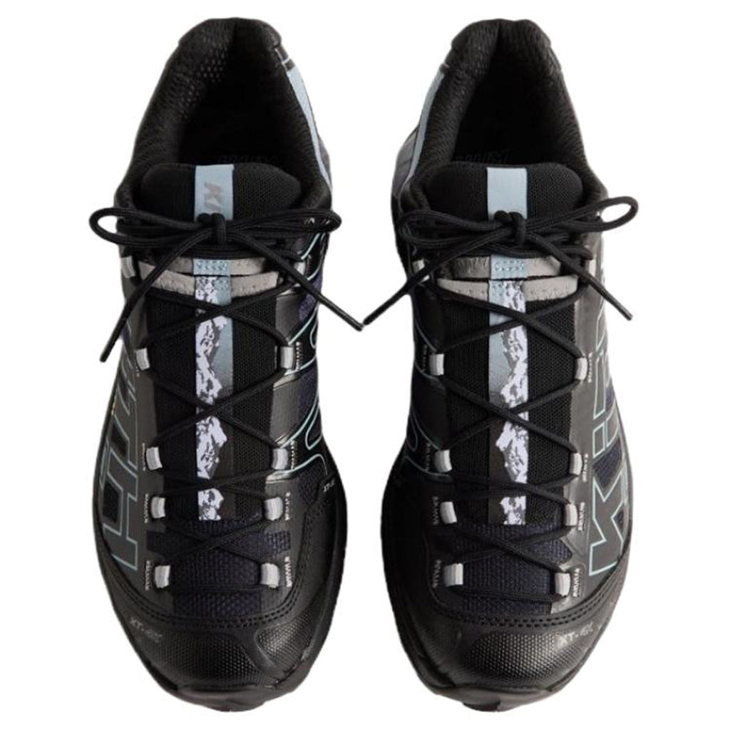 KITH × Salomon XT-4K Sneakers – Black / Grey / Pale Blue