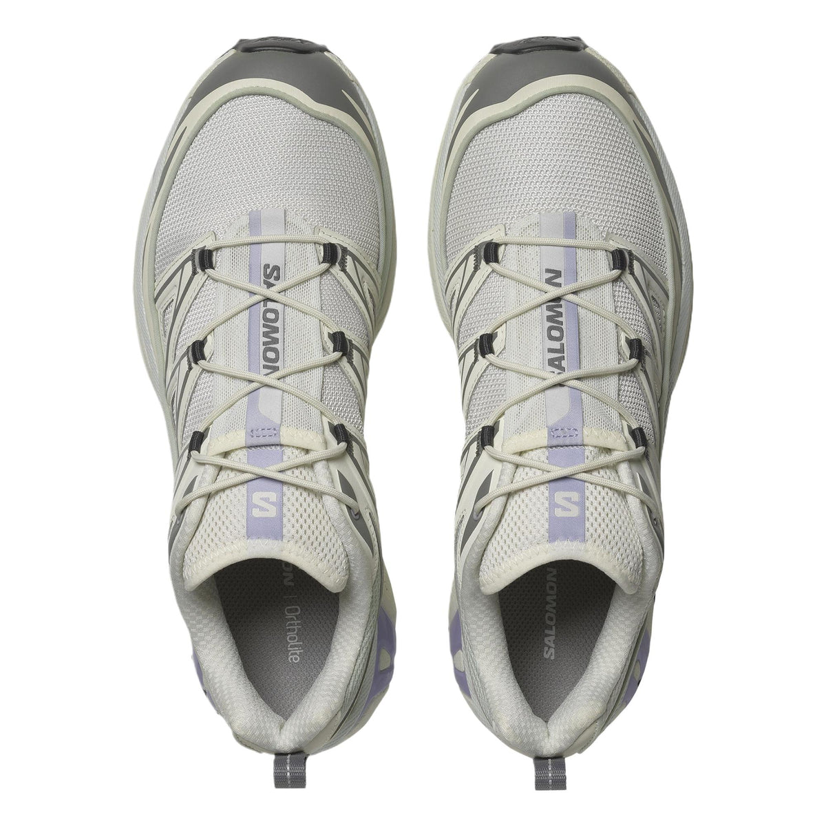 Salomon XT-6 Expanse Low-Top Sneakers – Light Grey / Lavender / Cream