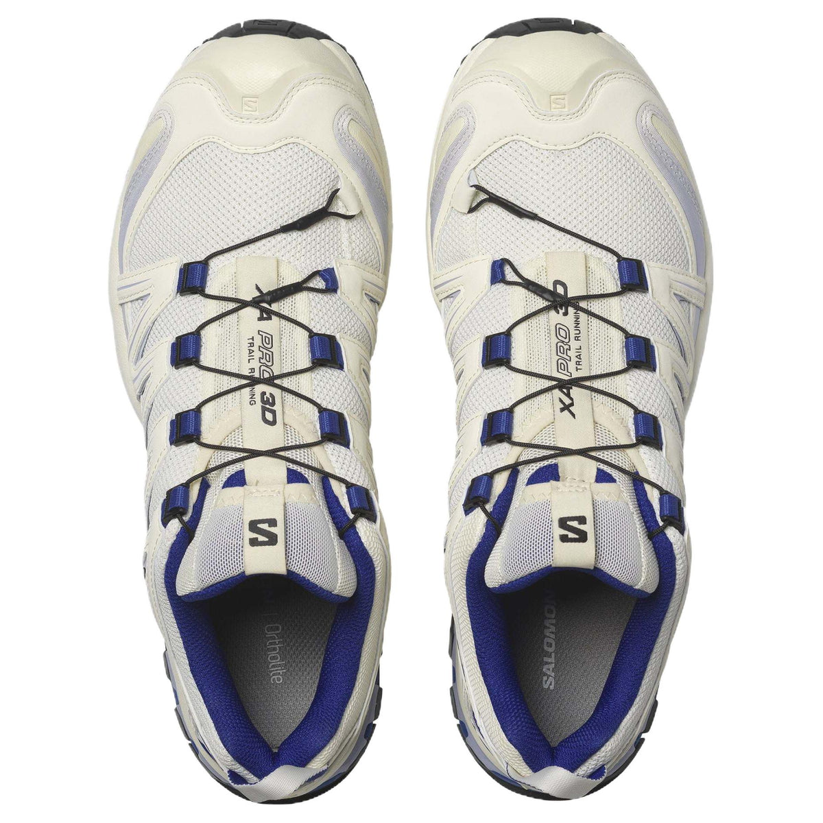 Salomon XA PRO 3D Low-Top Sneakers – Light Beige / Blue