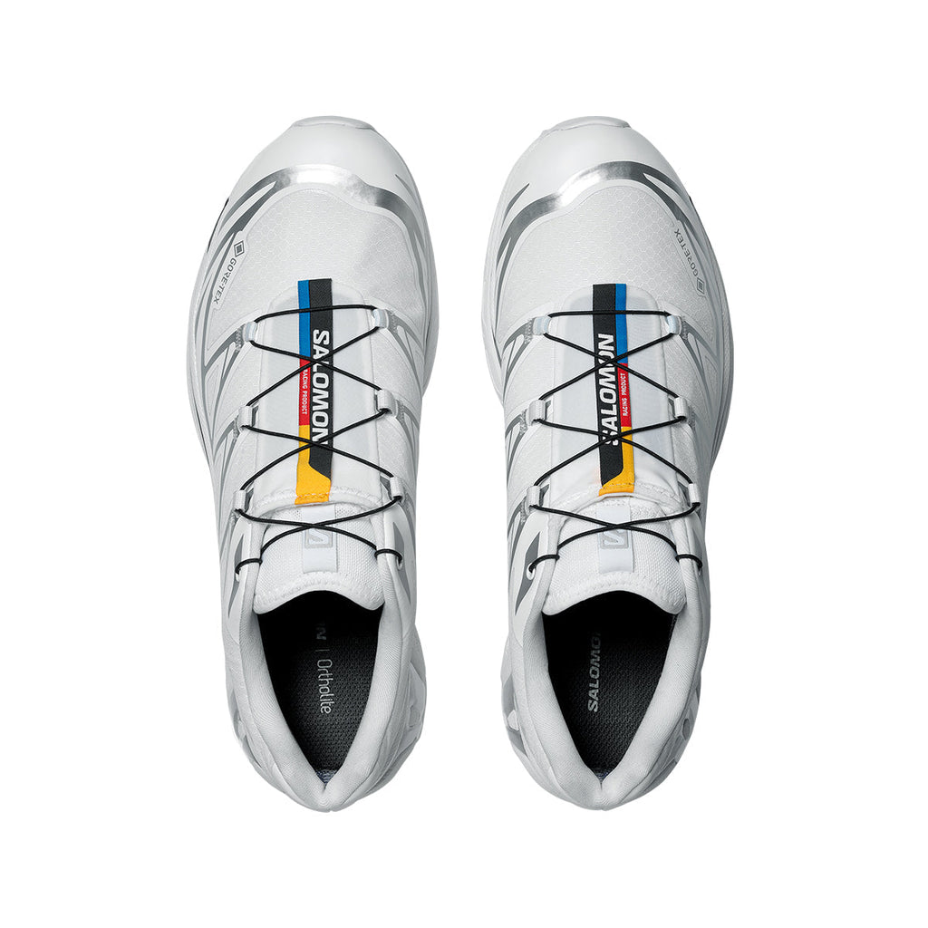 Salomon XT-6 GTX Low-Top Sneakers – White / Silver