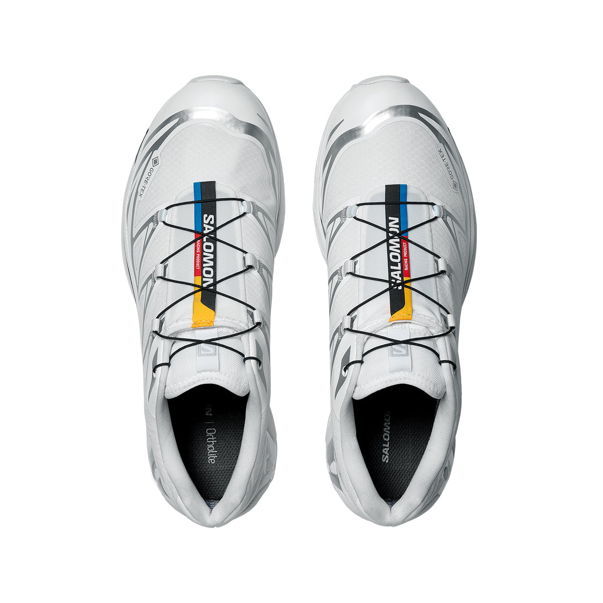 Salomon XT-6 GTX Low-Top Sneakers – White / Silver