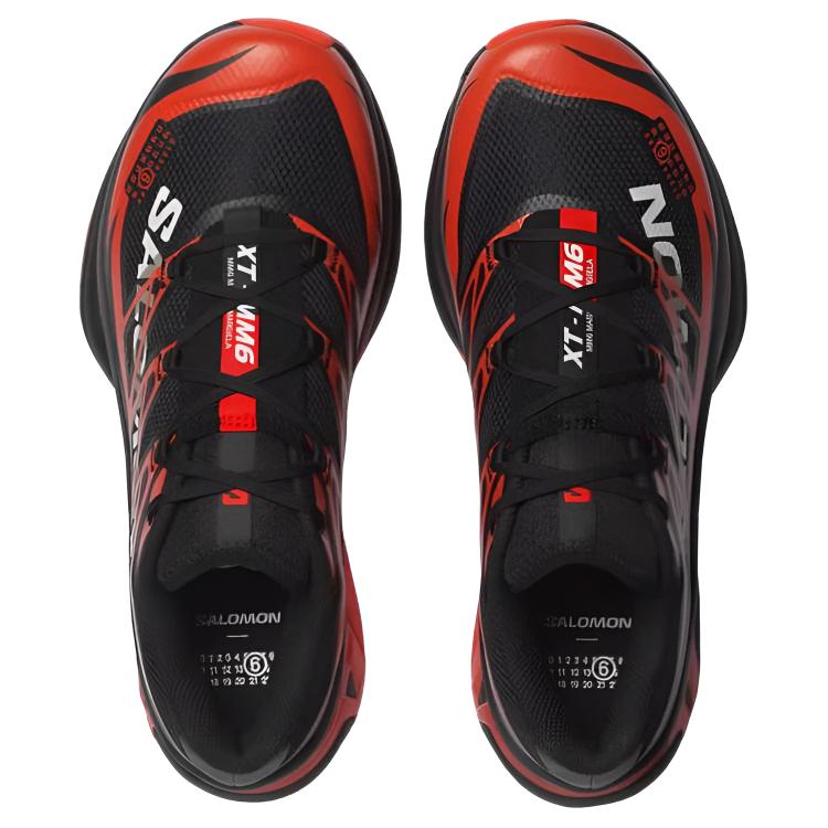 Salomon XT-MM-6 Low-Top Sneakers – Black / Orange / Rose