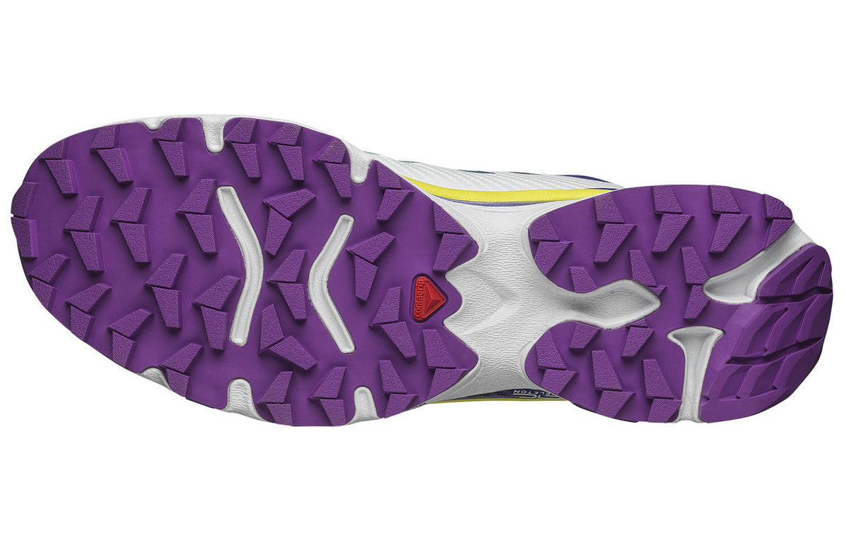 Salomon XT-4 Mule Shoes – White / Green / Purple