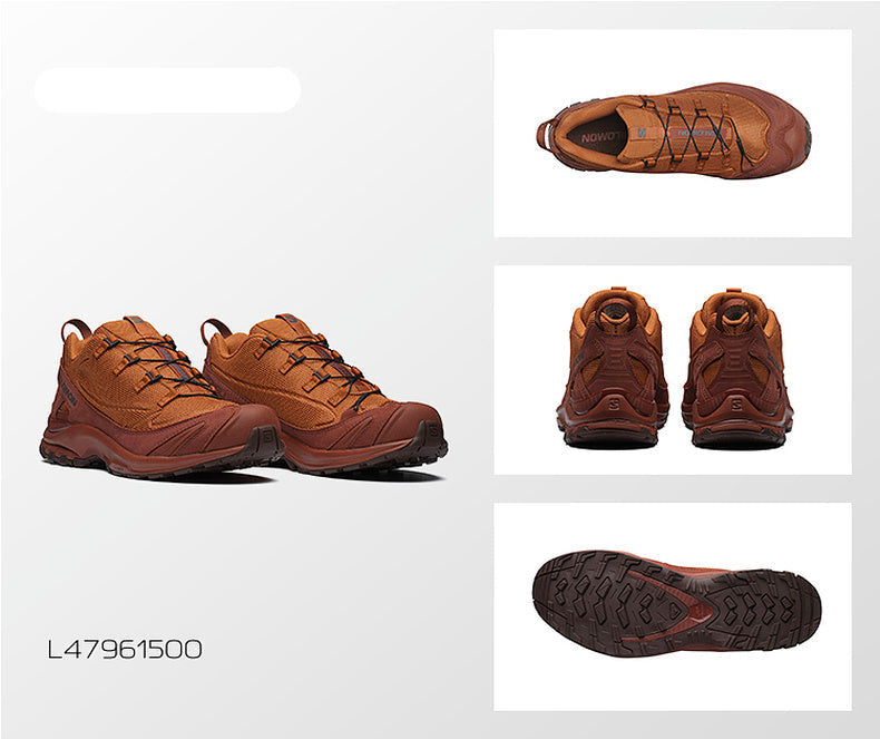 JeongLi × Salomon XA Pro 3D Sneakers – Rust / Brown