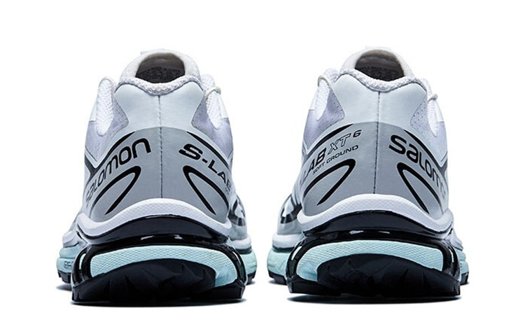 Salomon XT-6 Low-Top Sneakers – White / Black / Pale Mint