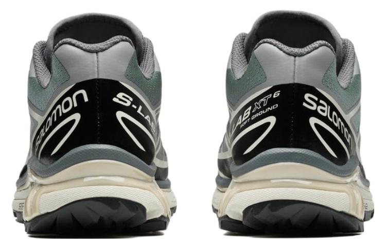 Salomon XT-6 RECUT Low-Top Sneakers – Grey / Black / Cream