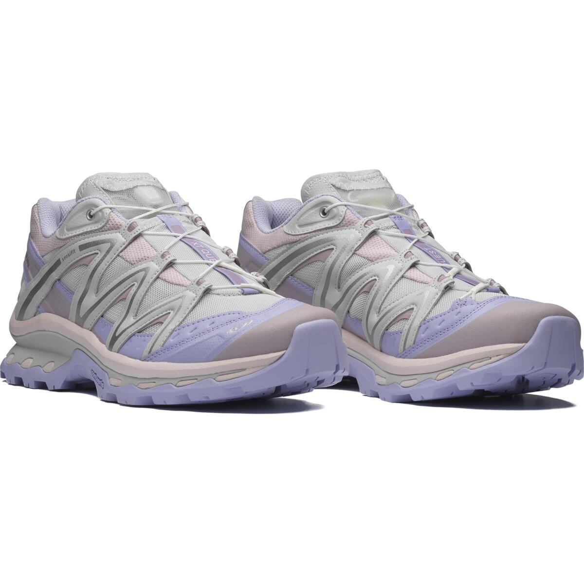 Salomon XT-Quest Low-Top Sneakers – Silver Grey / Lilac / Pale Pink