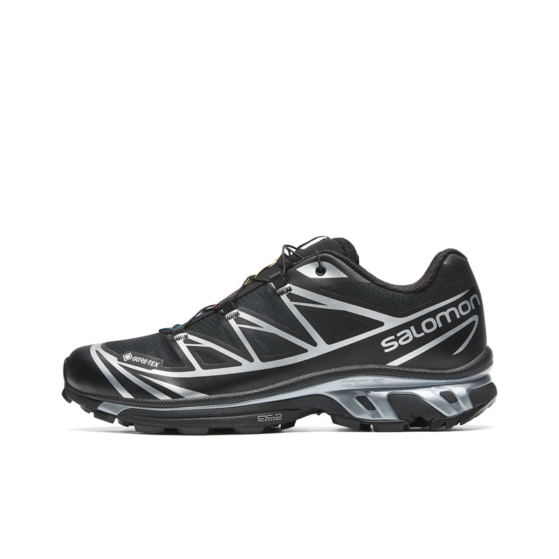 Salomon XT-6 GTX Low-Top Sneakers – Black / Silver