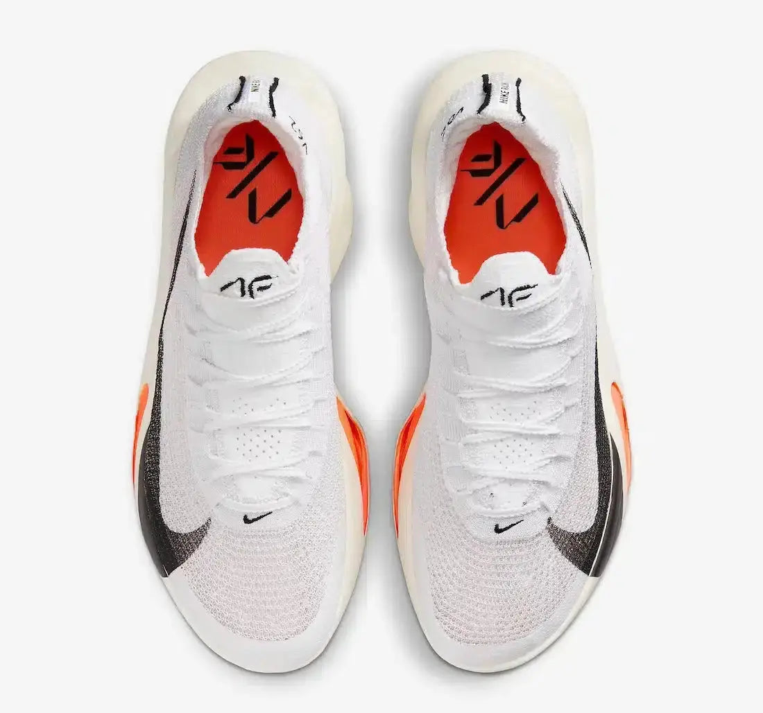 Nike Alphafly 3 Prototype White / Black / Phantom / Total Orange Running Shoes FD8356-100