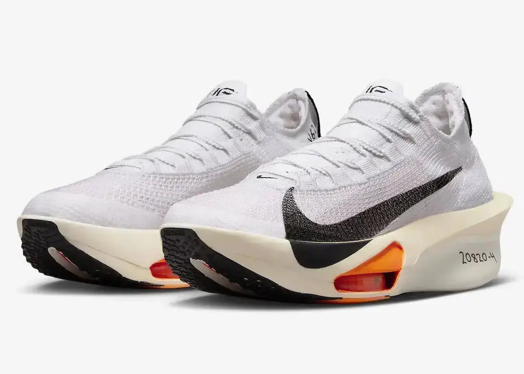 Nike Alphafly 3 Prototype White / Black / Phantom / Total Orange Running Shoes FD8356-100