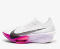 Nike Alphafly 3 White / Purple Agate / Vivid Grape Running Shoes FD8315-100