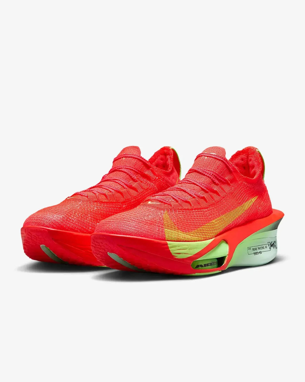 Nike Alphafly 3 Bright Crimson / Lime Running Shoes FD8315-600
