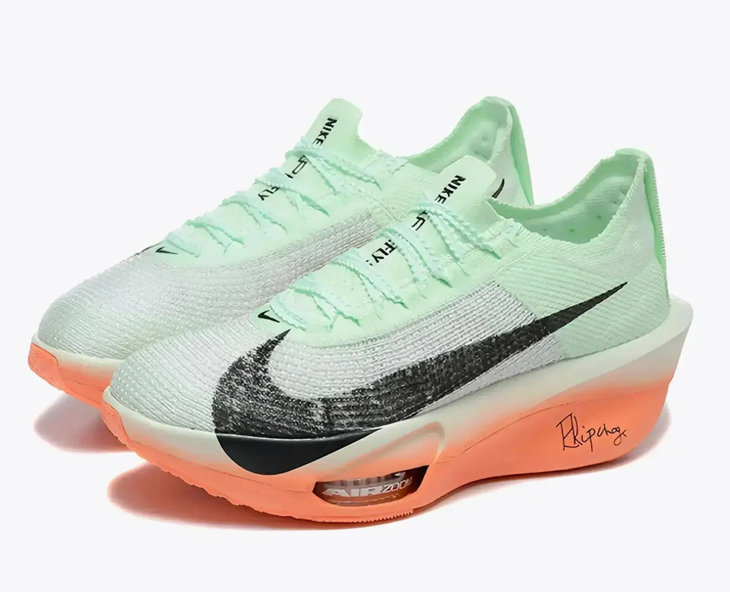 Nike Air Zoom Alphafly Next 3 EK Mint Green / Orange Running Shoes HJ7041-300