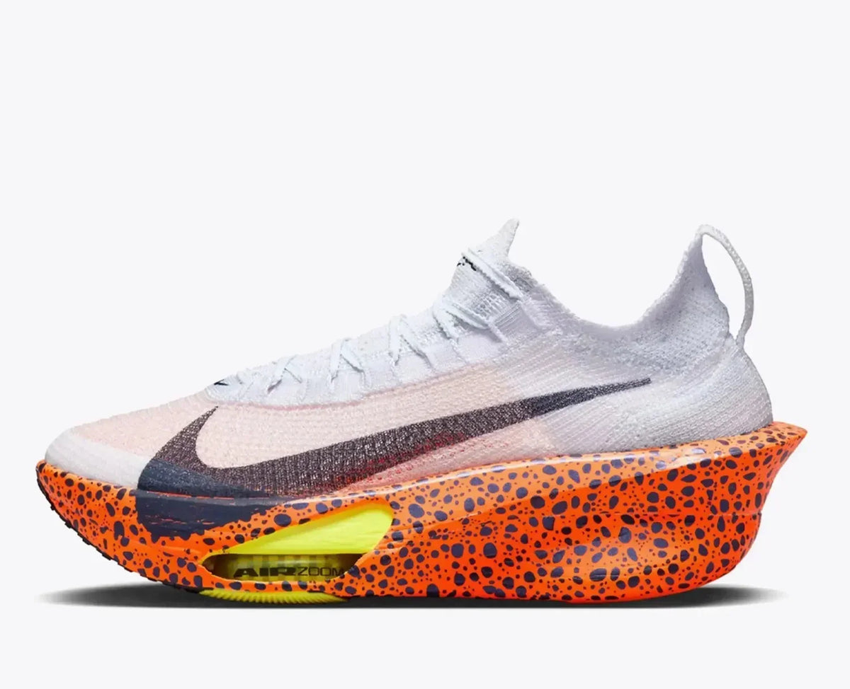 Nike Alphafly 3 Electric White / Orange Running Shoes FN7673-900