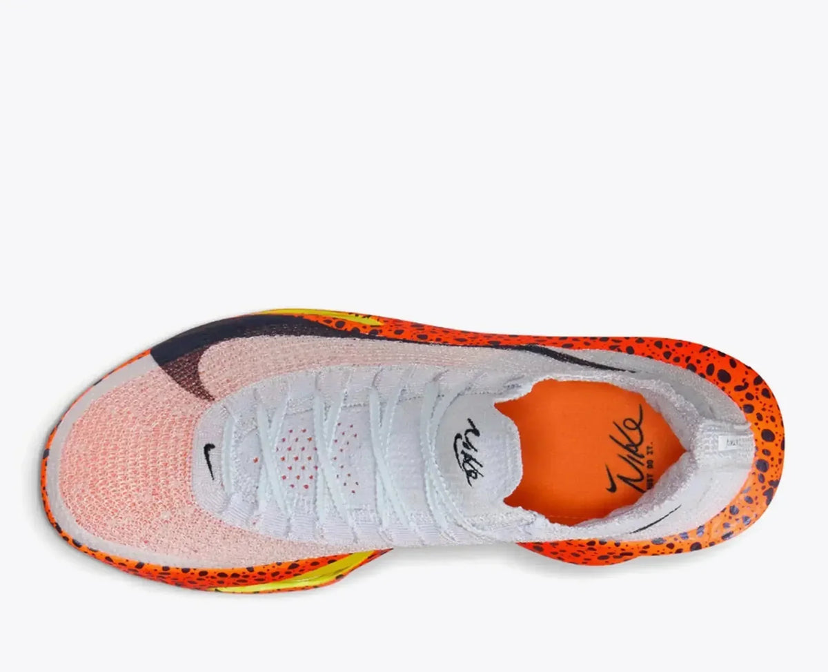 Nike Alphafly 3 Electric White / Orange Running Shoes FN7673-900