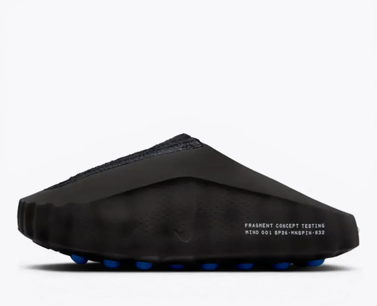 Fragment Design x Nike Mind 001 Black / Blue Slip-On Mules HQ4307-400