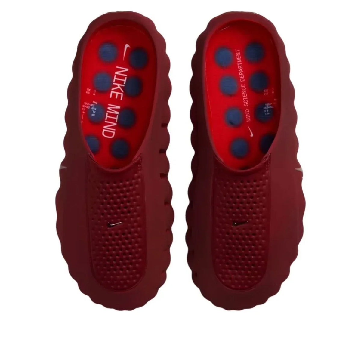 Nike Slip-On Mules – Burgundy / Red