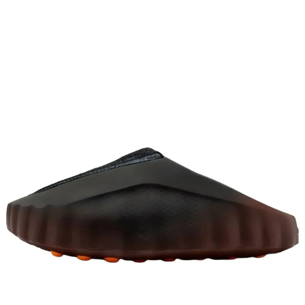 Nike Slip-On Mules – Black / Brown with Orange Accents