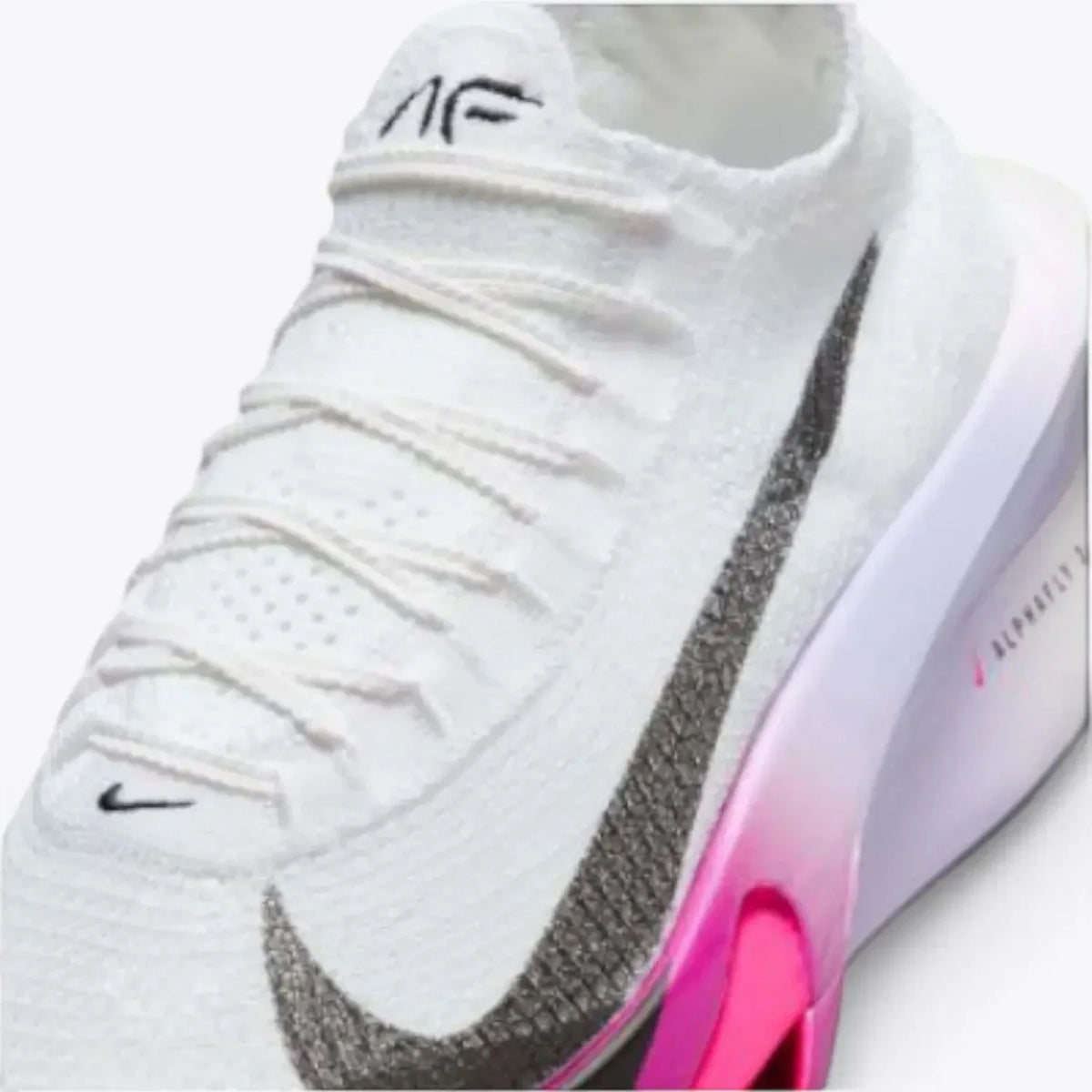 Nike Alphafly 3 White / Purple Agate / Vivid Grape Running Shoes FD8315-100