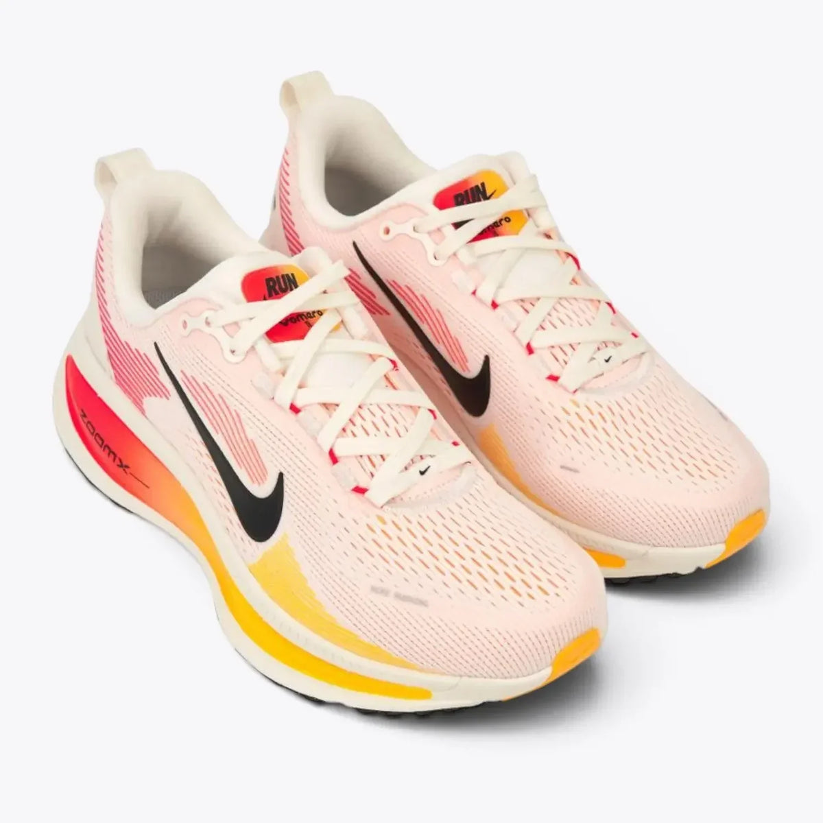 Nike Vomero 18 Running Shoes – Sail / Bright Crimson / Laser Orange HM6804-100