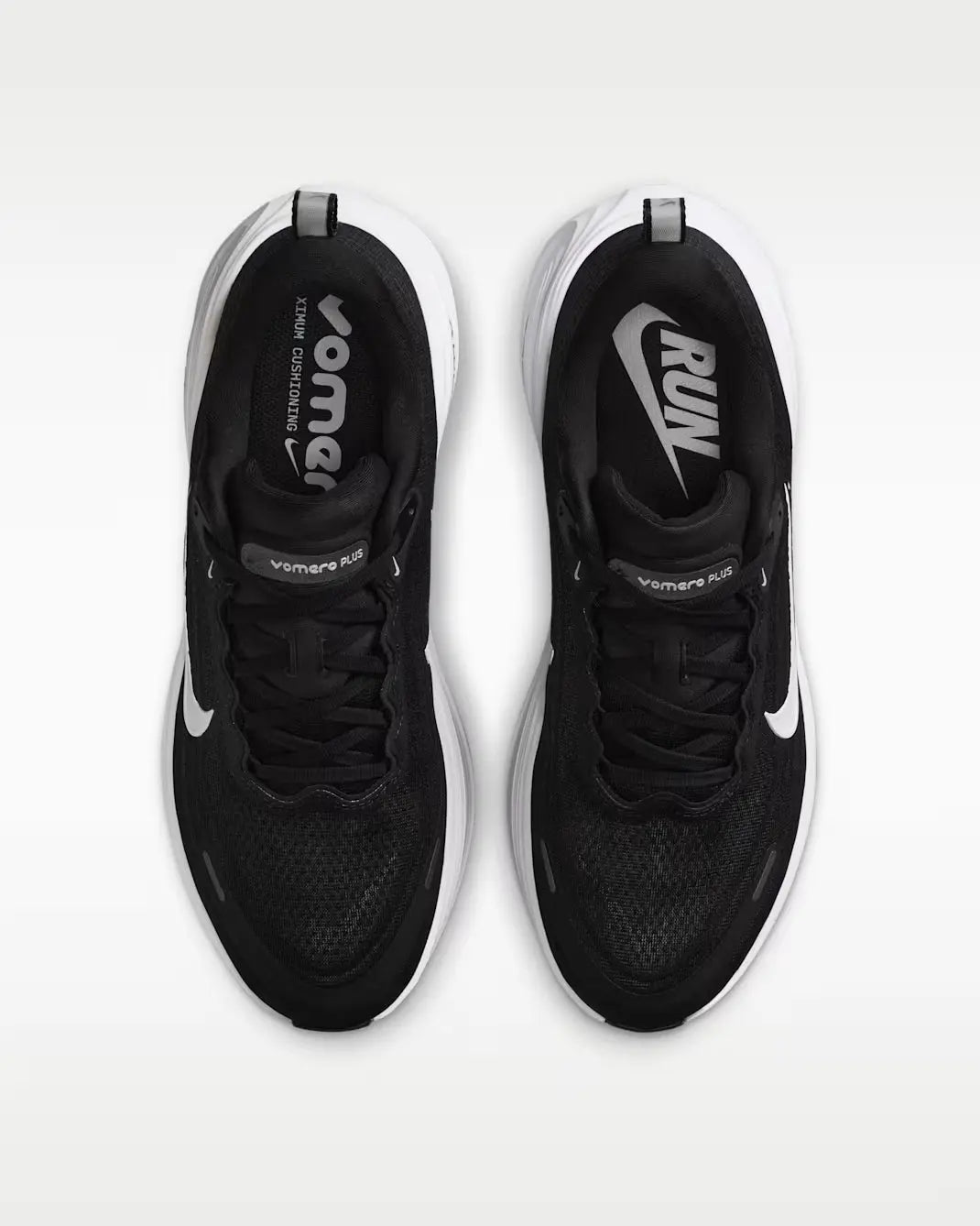 Nike Vomero Plus Running Shoes – Black / White HV8150-002