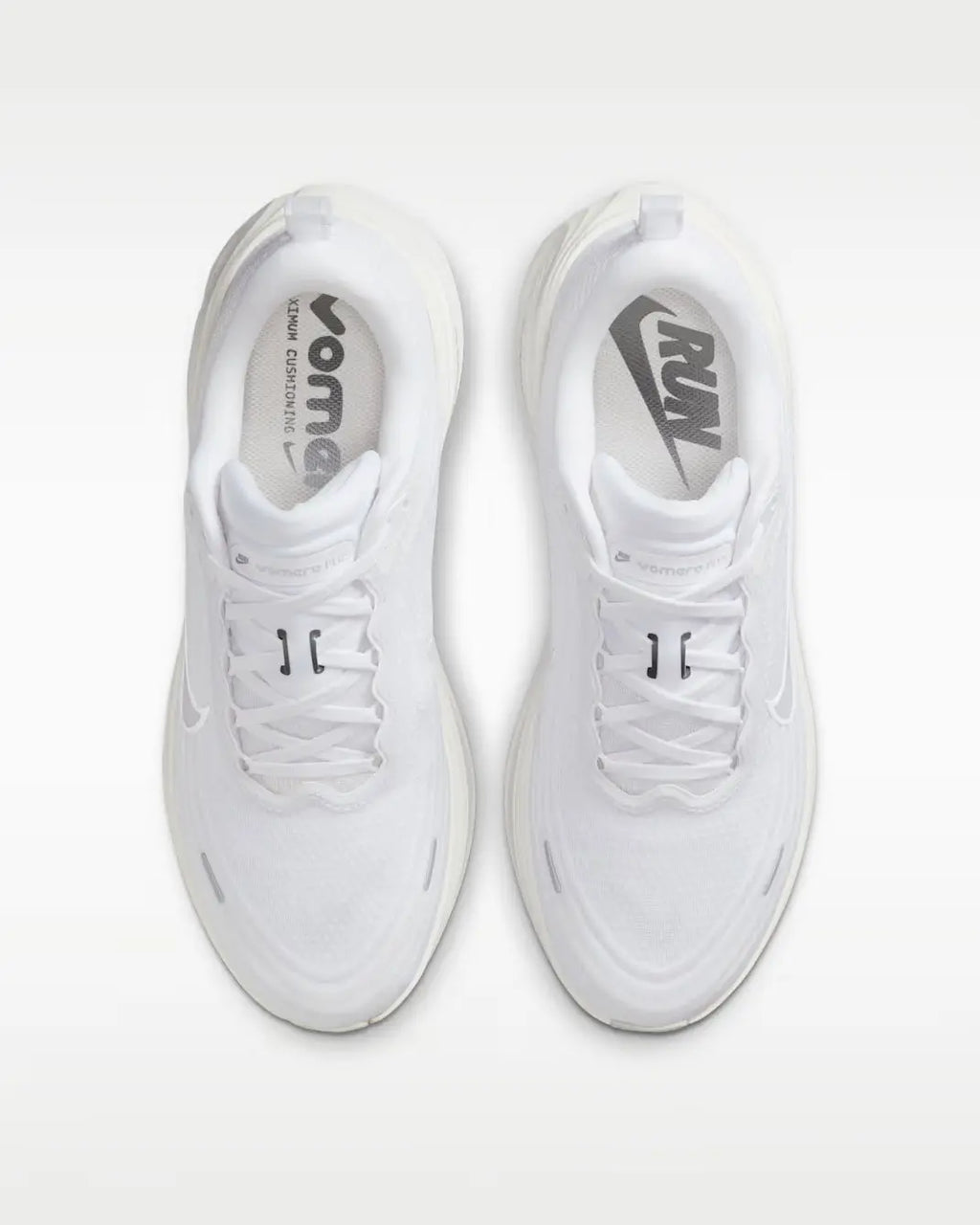 Nike Vomero Plus Running Shoes – White / Metallic Silver / Light Smokey Grey HV8150-102