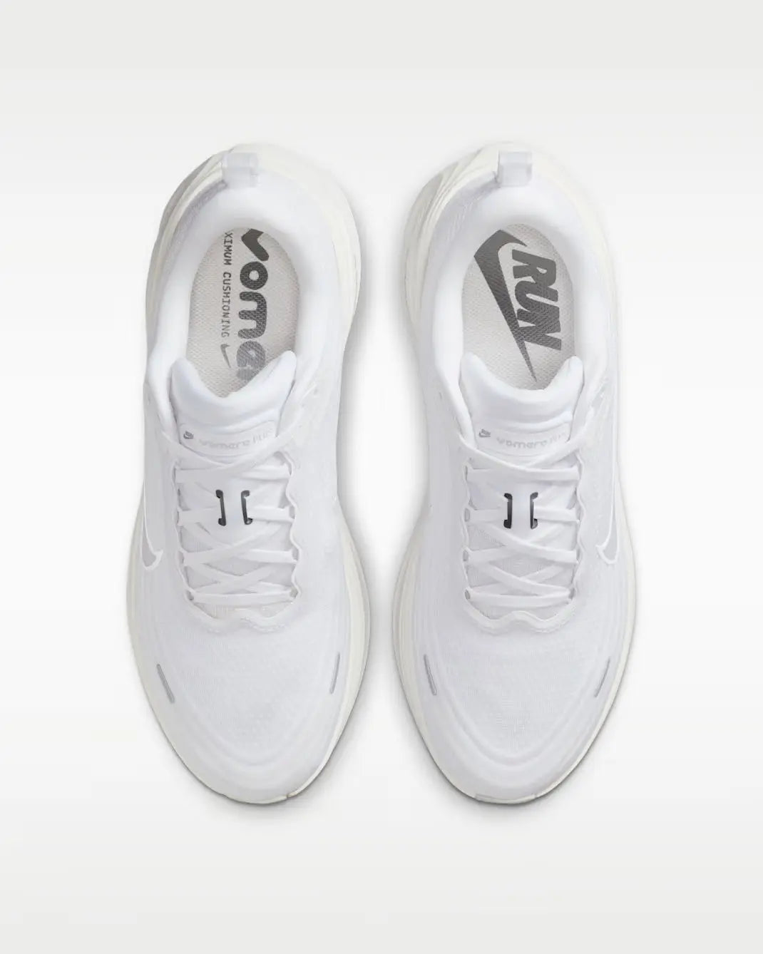 Nike Vomero Plus Running Shoes – White / Metallic Silver / Light Smokey Grey HV8150-102